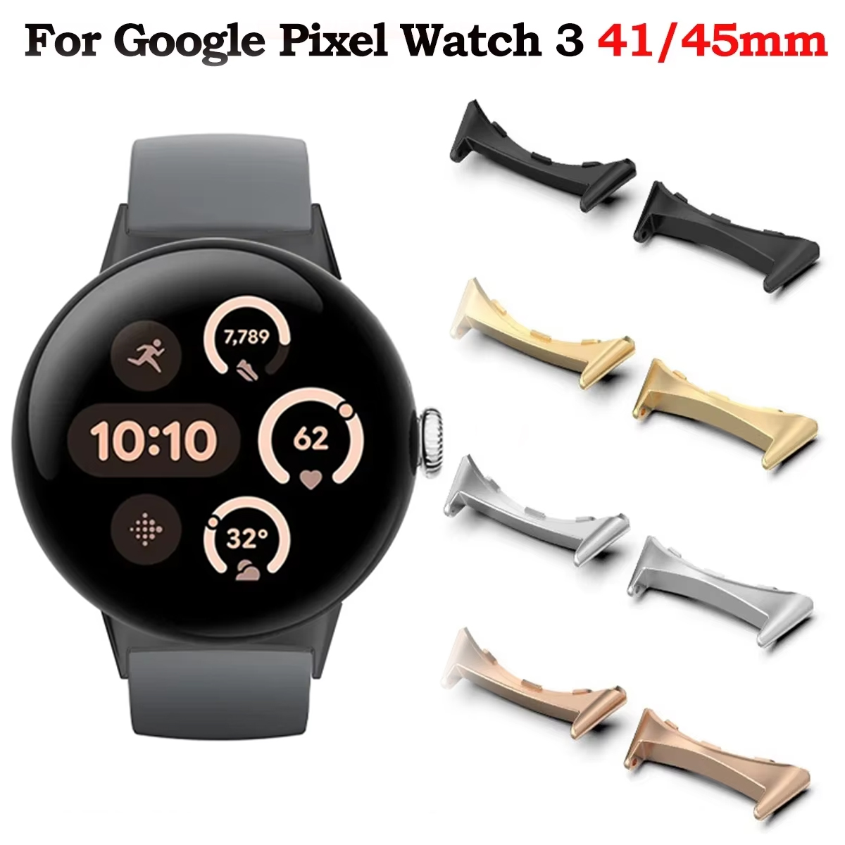 Smartwatch Watch Accessories - Adaptor konektor tali jam tangan, 2