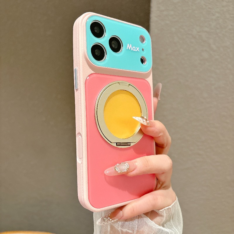 Magnetic Charging Stand - Casing Pelindung Kamera Mewah dengan Ring