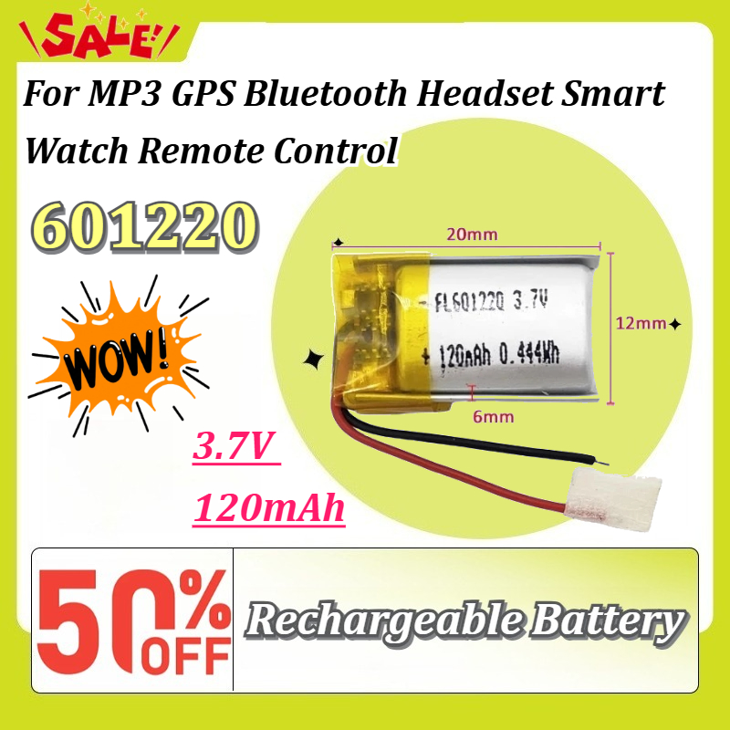 Smartwatch Headset - Baterai Pengganti Isi Ulang Li-po 3.7V