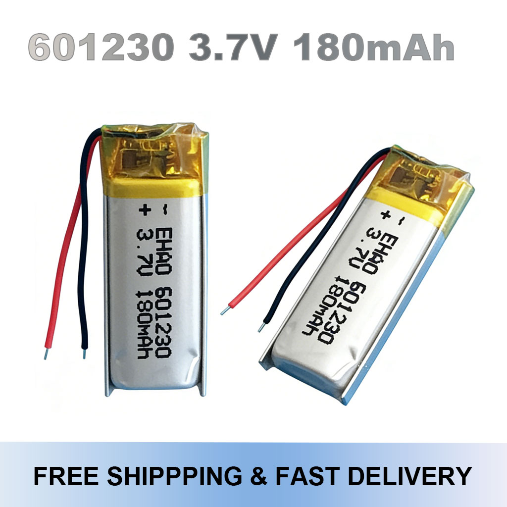 Smartwatch Headset - 601230 3.7V 180mAh Baterai Li-polimer Isi