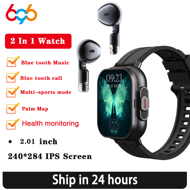 Smartwatch Headset - BT panggilan jam tangan pintar headphone