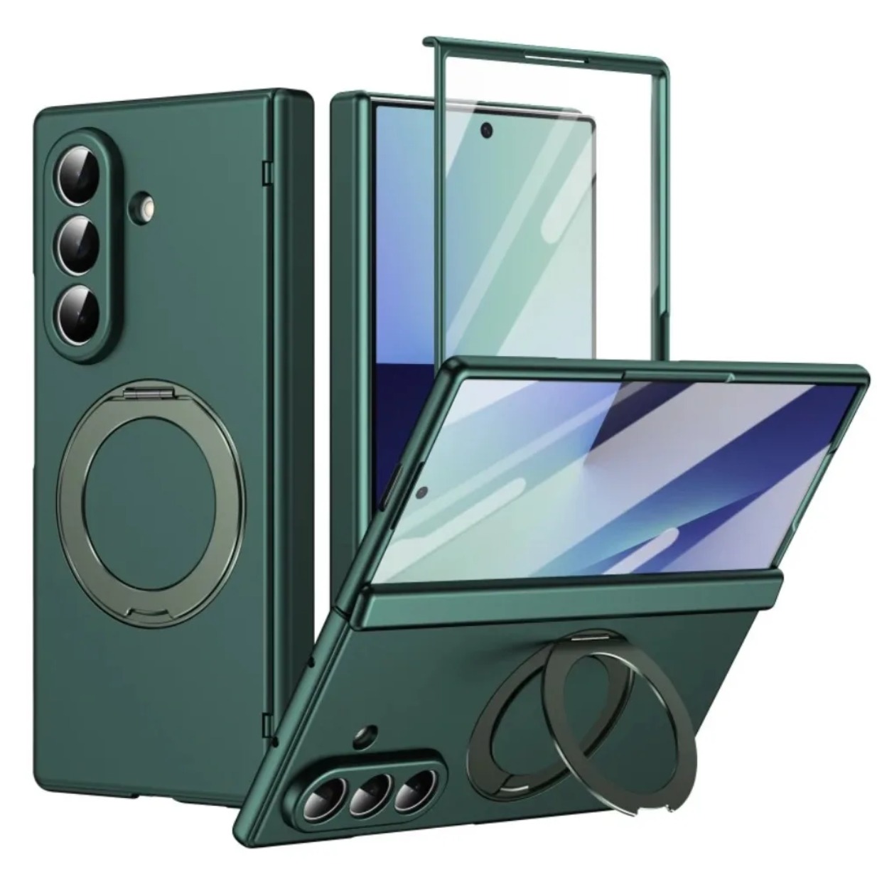Magnetic Charging Stand - 360 ° Casing Ponsel dengan Pelindung
