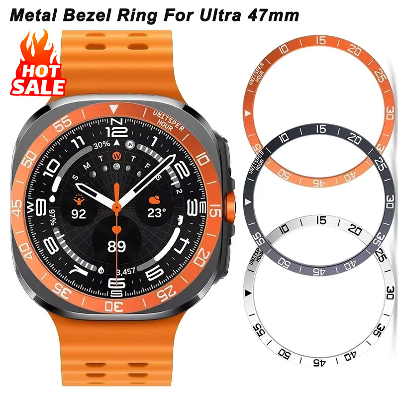 Android Smartwatch Accessories - Casing Cincin Bezel Penutup Logam untuk