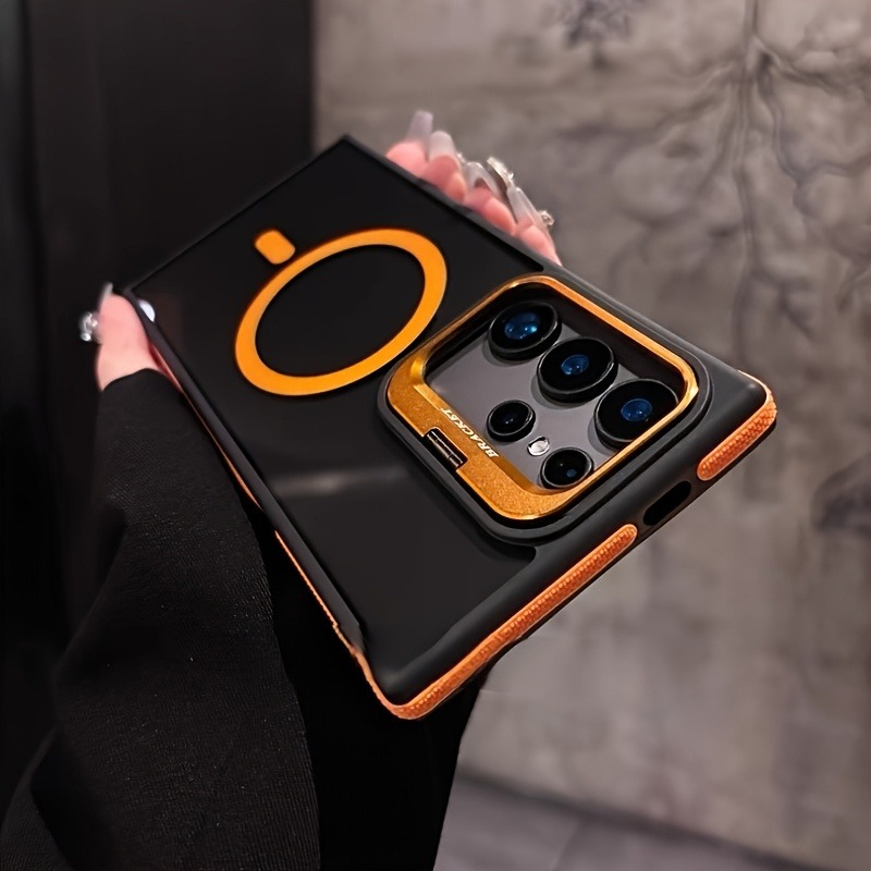 Magnetic Charging Stand - Casing Transparan Magnetik Mewah dengan Dudukan