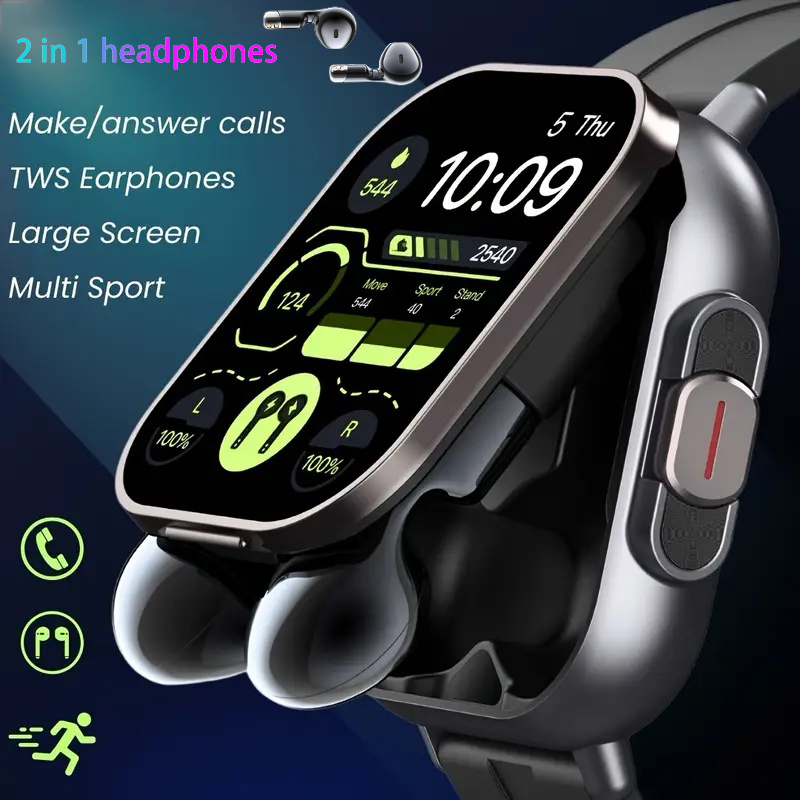 Smartwatch Headset - Jam Tangan Pintar TWS 2 in