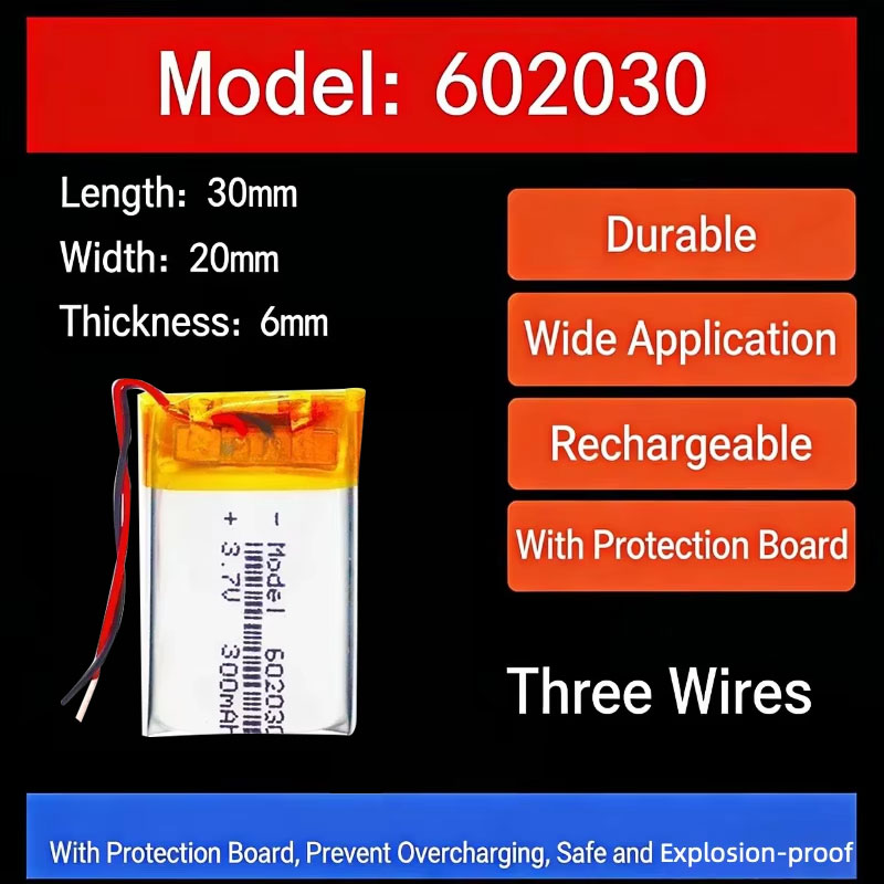 Baterai Lithium 3.7V 300mAh 60 - Smartwatch Headset ulasan dan harga