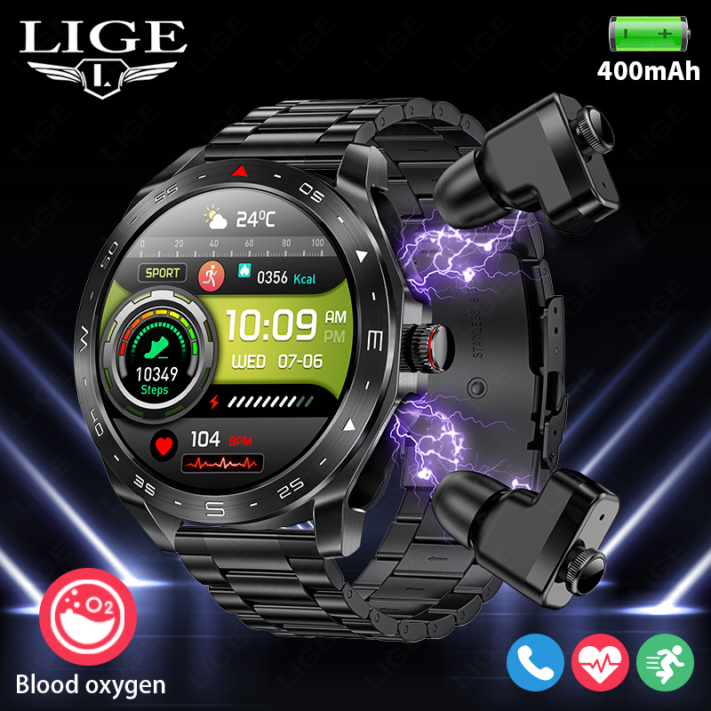 Jam Tangan Pintar LIGE Dengan  - Smartwatch Headset ulasan dan harga