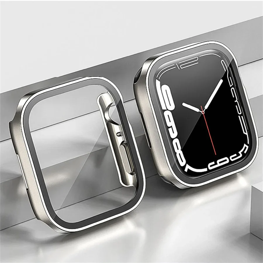 Kaca + penutup untuk casing Ap - Smartwatch Watch Accessories For Women ulasan dan harga