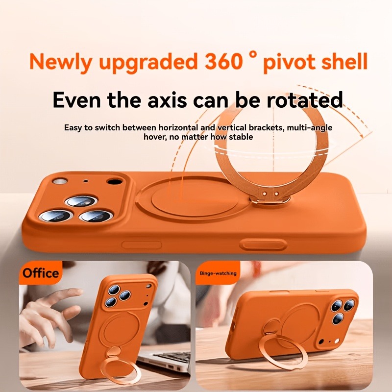 Casing Ponsel Silikon Cair den - Magnetic Charging Stand ulasan dan harga