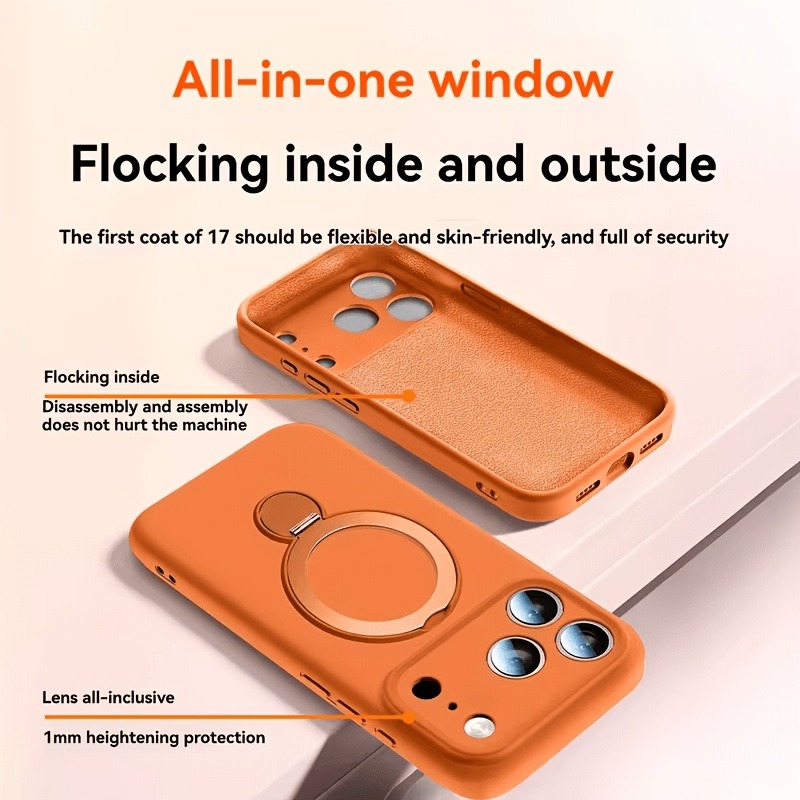 Casing Ponsel Silikon Cair den - Magnetic Charging Stand ulasan dan harga