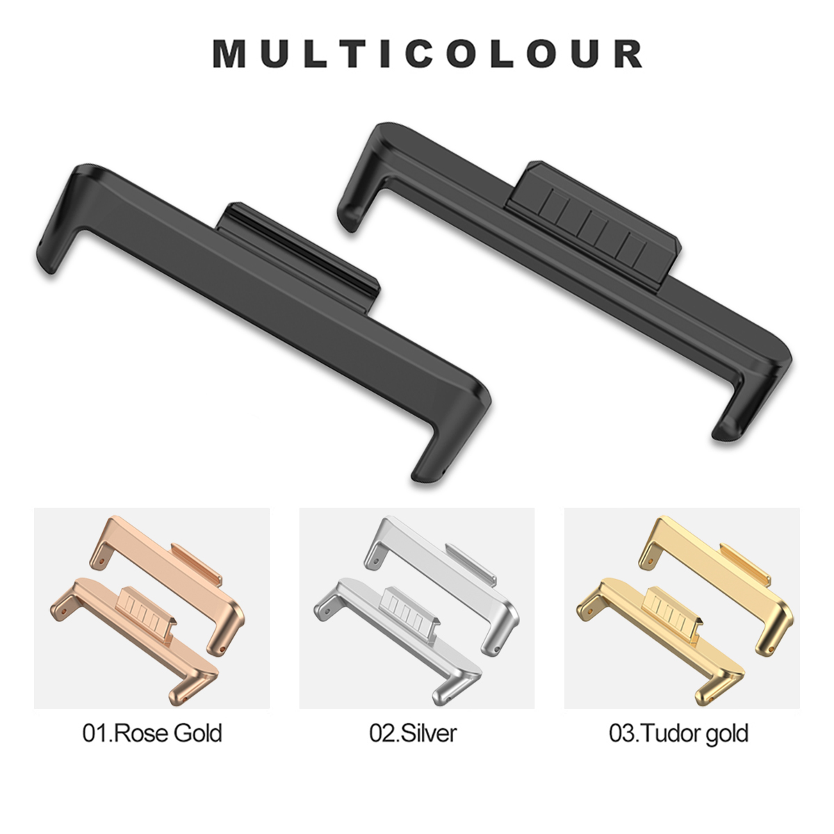 1 Pasang Konektor Logam 12/14/ - Watch Band Connector ulasan dan harga