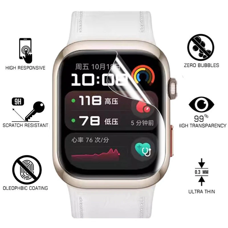 Film hidrogel TPU untuk jam ta - Huawei Smartwatch Accessories ulasan dan harga