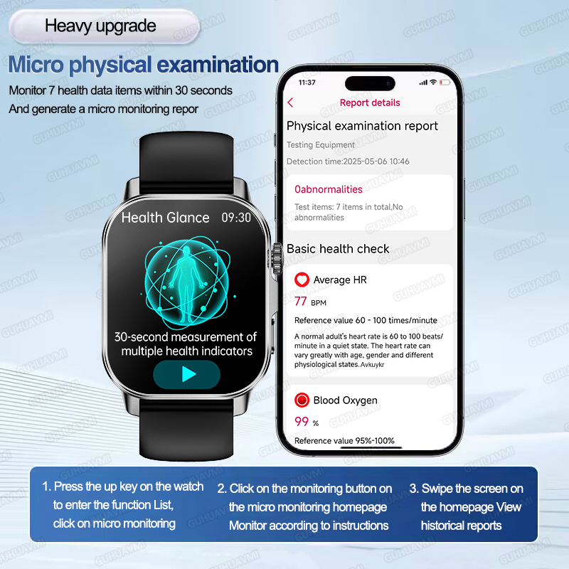 Jam Tangan Pintar AI Dokter Ke - Android Smartwatch Accessories ulasan dan harga