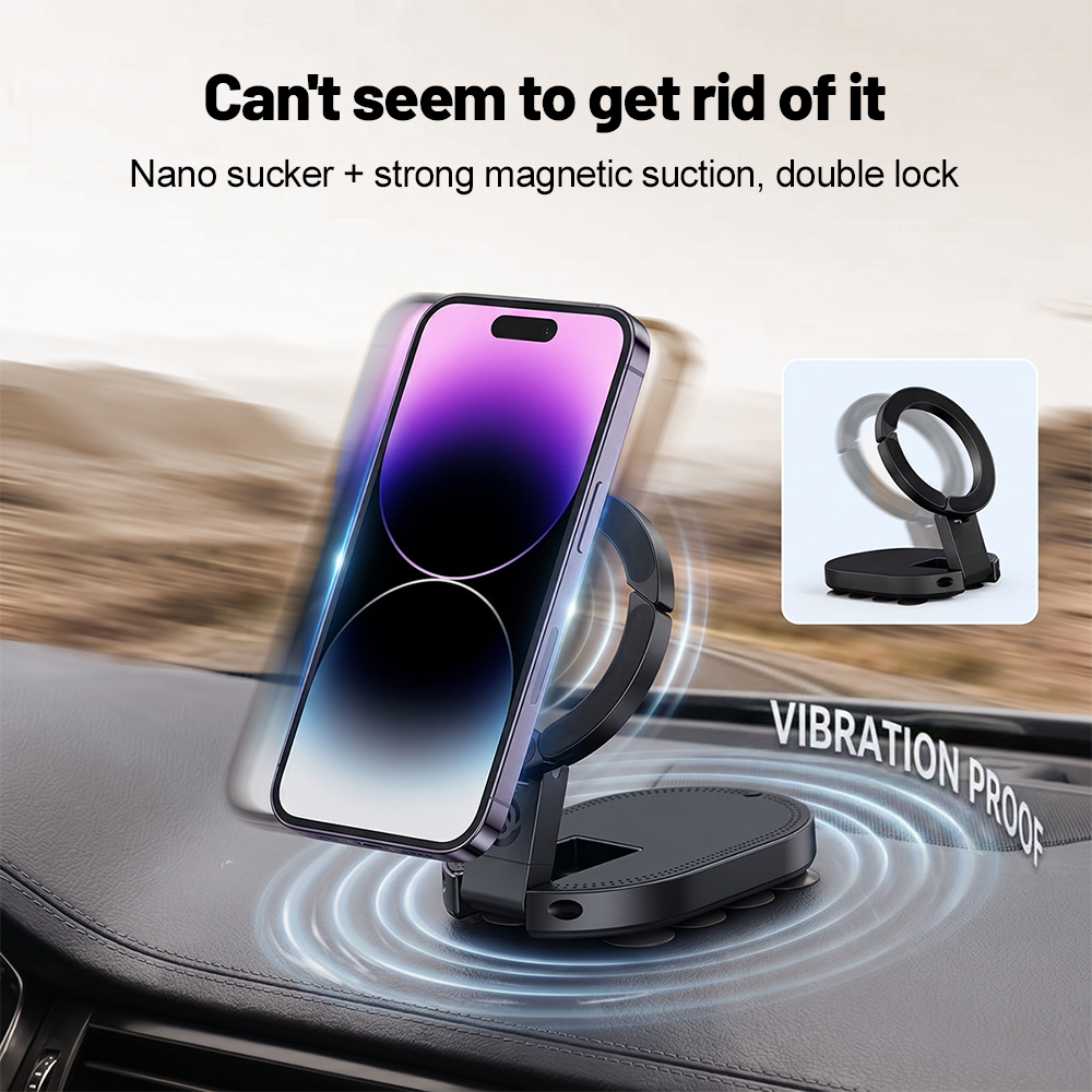360 °   Penyangga Ponsel Magne - Magnetic Charging Stand ulasan dan harga