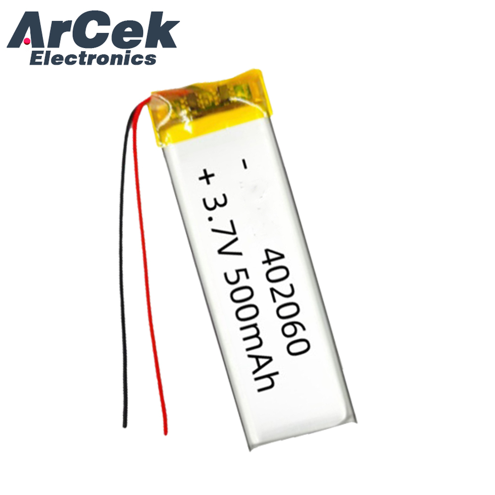 5 Buah 3.7V 500MAh 402060 Bate - Smartwatch Headset ulasan dan harga
