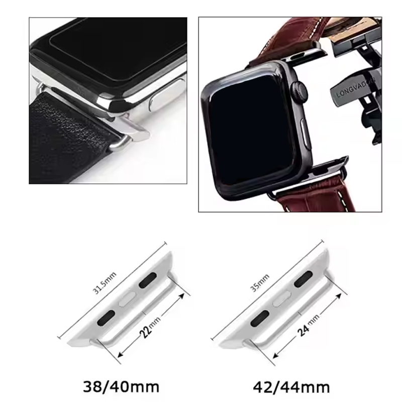 2 Buah Adaptor Konektor Baja T - Watch Band Connector ulasan dan harga