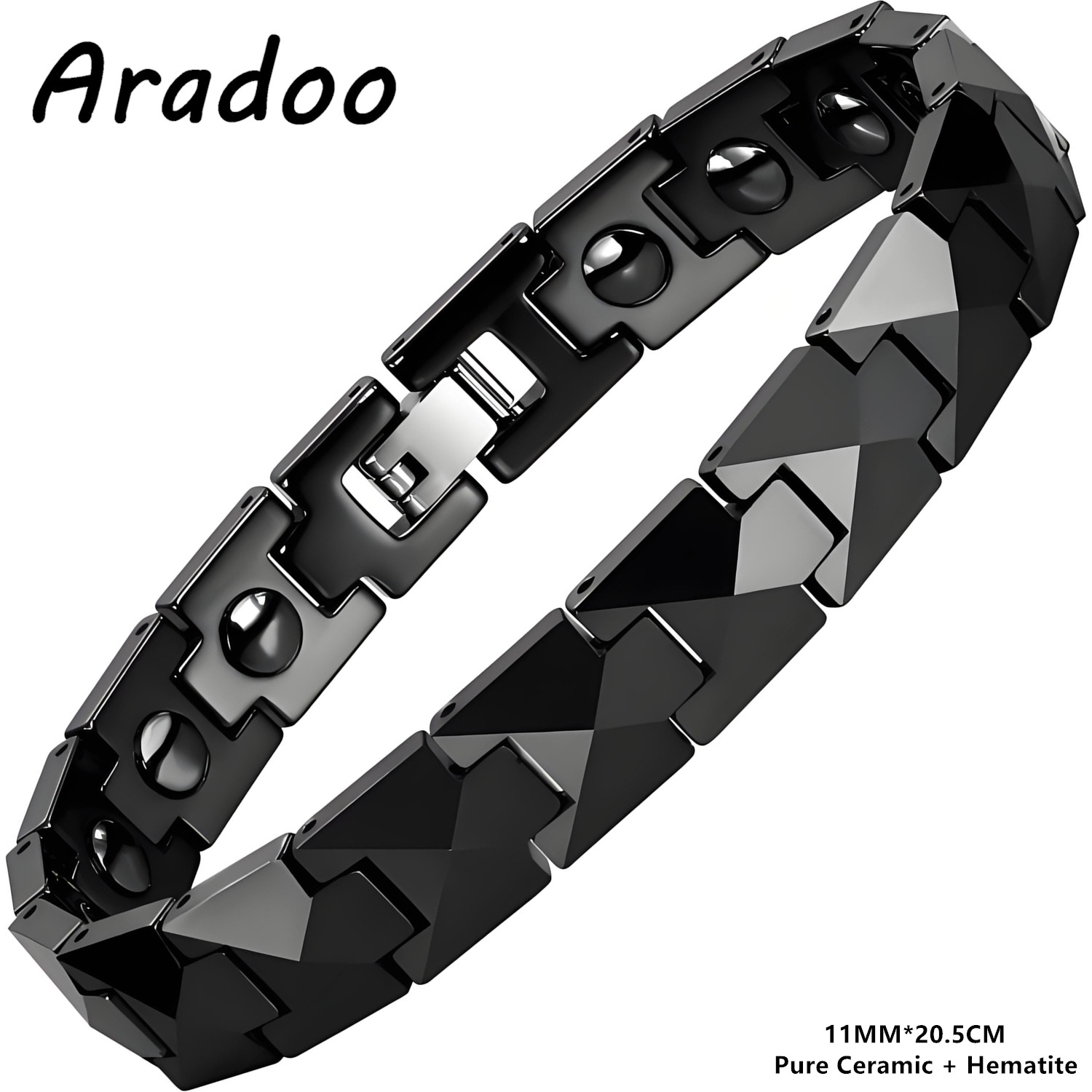 Gelang Keramik Premium ARADOO  - Ceramic Link Bracelet ulasan dan harga