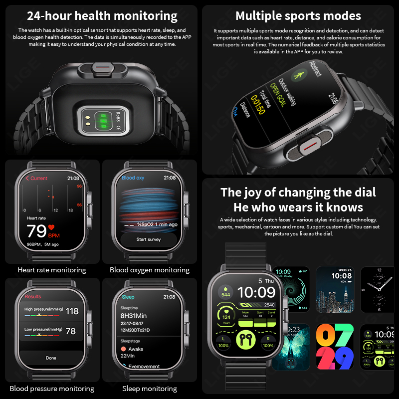Jam Tangan Pintar NFC TWS Head - Smartwatch Headset ulasan dan harga