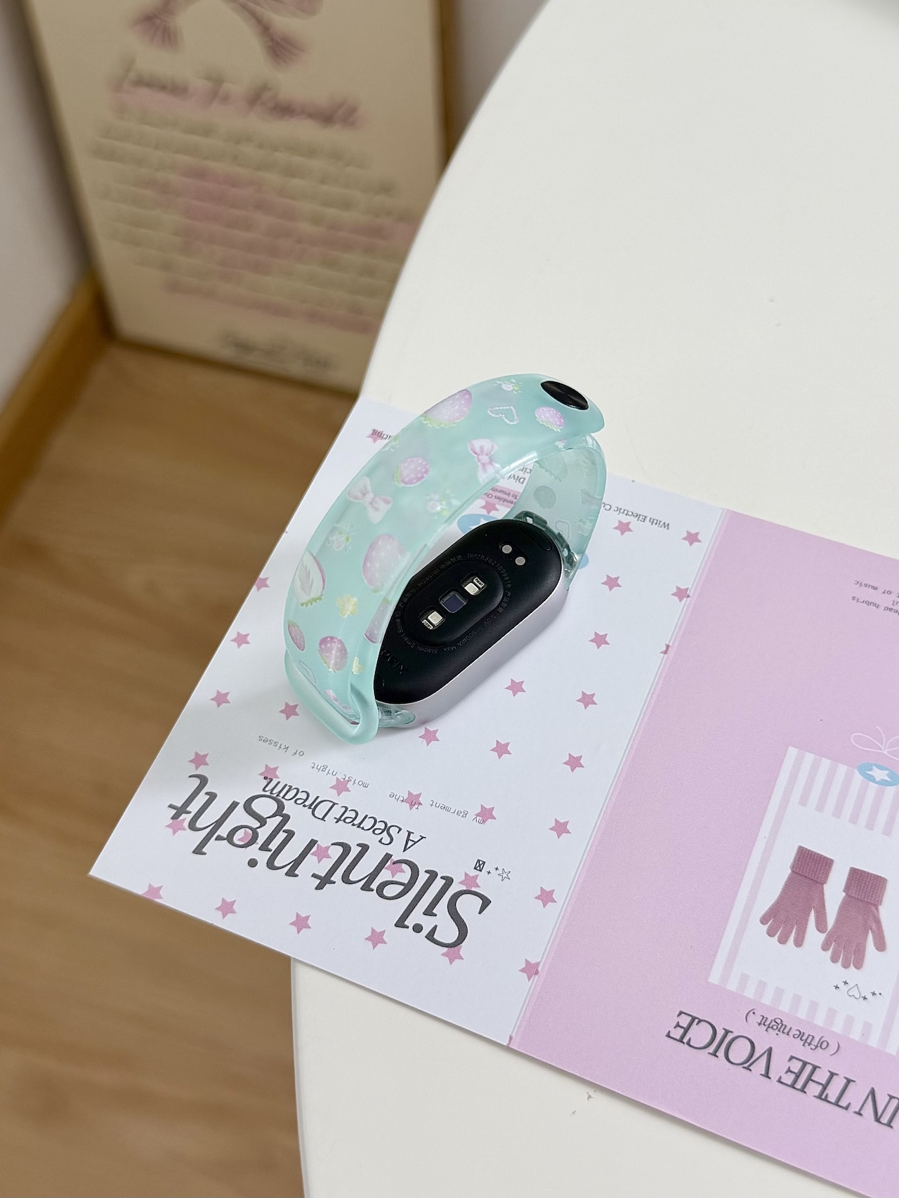 Tali TPU Motif Pita Stroberi S - Android Smartwatch Accessories ulasan dan harga